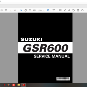 2006 2009 suzuki GSR 600 download service manual pdf
