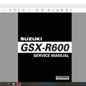 2006 suzuki GSXR 600 download service manual pdf