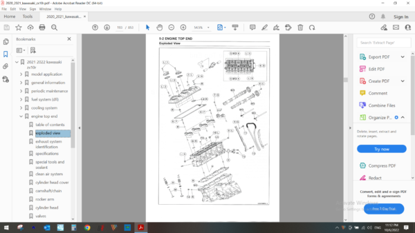 2021 2022 kawasaki zx10r download service manual pdf