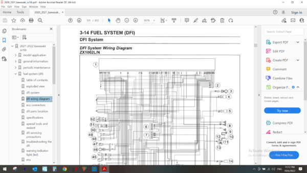 2021 2022 kawasaki zx10r download service manual pdf