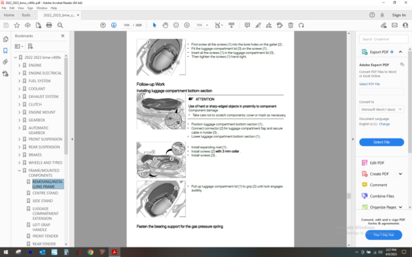 2023 bmw c 400 x download service manual PDF