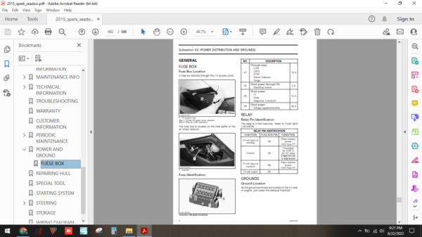 2014 2015 seadoo spark seadoo pdf download service manual pdf
