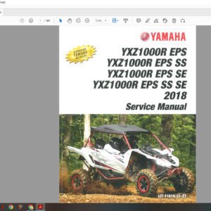 2018 yamaha yxz 1000r download service manual pdf