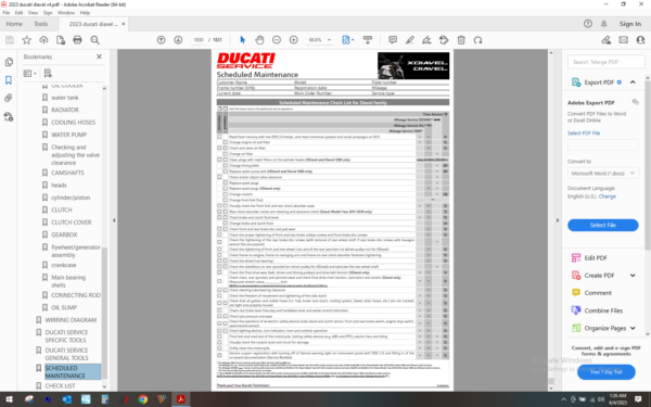 2023 ducati diavel v4 download service manual PDF