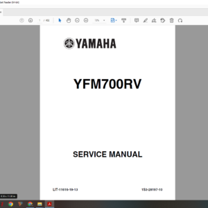 2005 2006 yamaha atv Raptor 700 download service manual