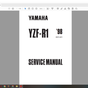 1997 1999 yamaha YZF R1 download service manual