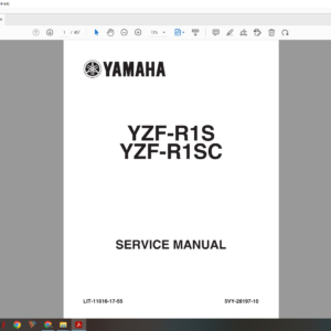 2004 2006 Yamaha YZF R1 download service manual