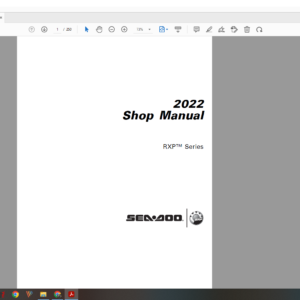 2022 seadoo RXP download service manual pdf