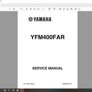 2002 yamaha atv YFM 400 Kodiak download service manual