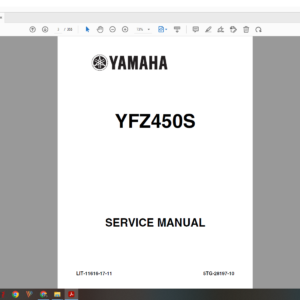2003 yamaha atv YFZ 450 S download service manual
