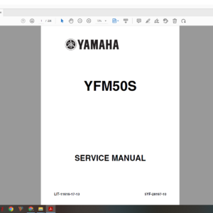 2003 yamaha atv 2003 YFM 50 S download service manual