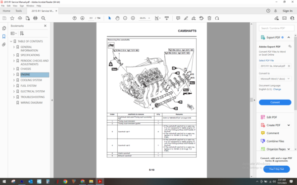 2015 2016 Yamaha Yzf R1 download service manual