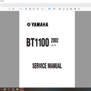 2002 2005 yamaha BT 1100 Bulldog download service manual
