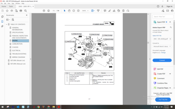 2002 2005 yamaha BT 1100 Bulldog download service manual