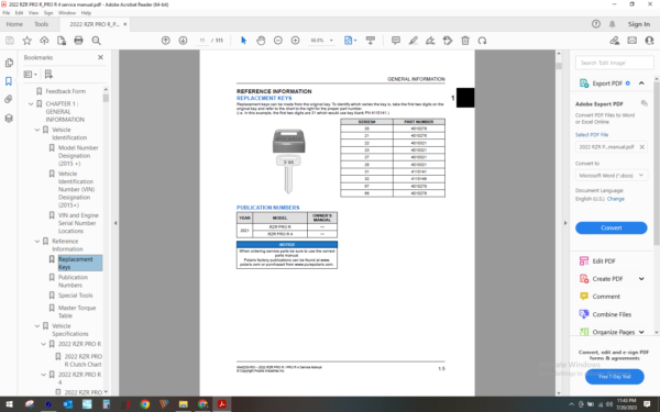 2022 Polaris RZR PRO R PRO R4 download service manual PDF