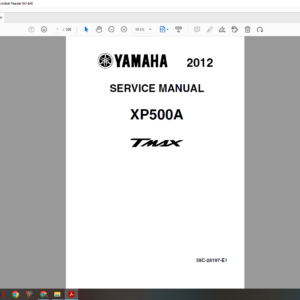 2012 2013 Yamaha XP 530 TMAX 530 download service manual