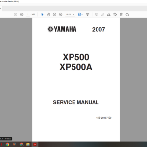 2006 2007 yamaha tmax XP 500 A download service manual