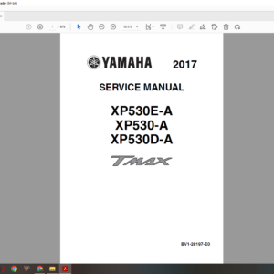 2017 2018 Yamaha TMAX SX ABS download service manual