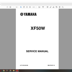 2007 Yamaha xf 50 w C3 download service manual